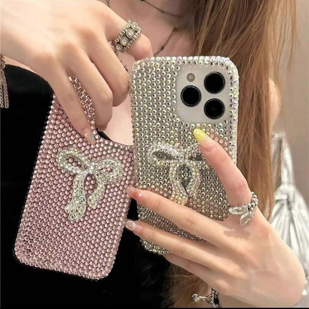 Crystal Bow Bling Phone Case