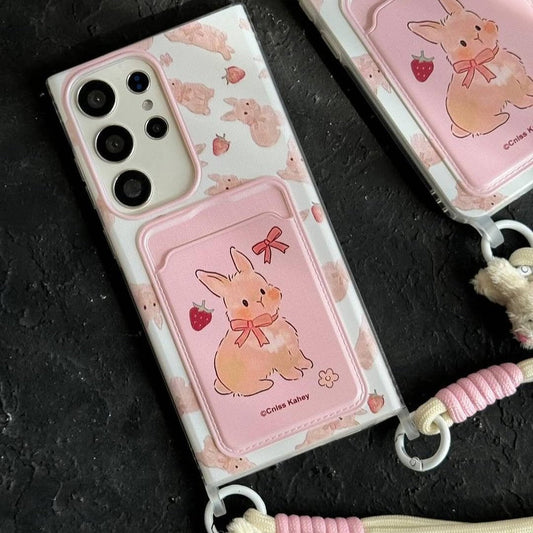 Bunny Hanging Bow Case - Samsung