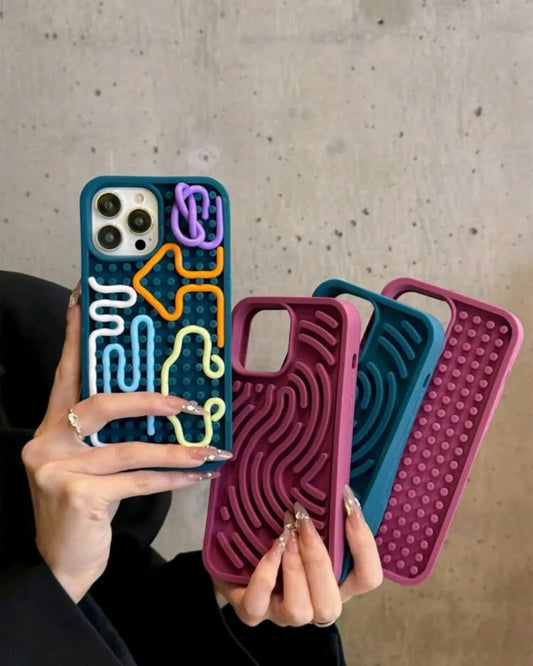 Interactive Silicone Maze Phone Case