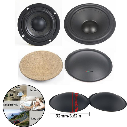 Speaker Dust Cap Subwoofer Paper Dome Coil Cover Caps