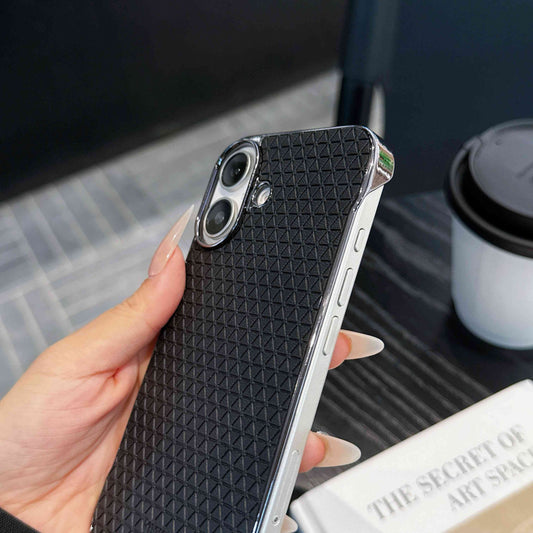 Luxury Triangle Pattern Slim Case - iPhone