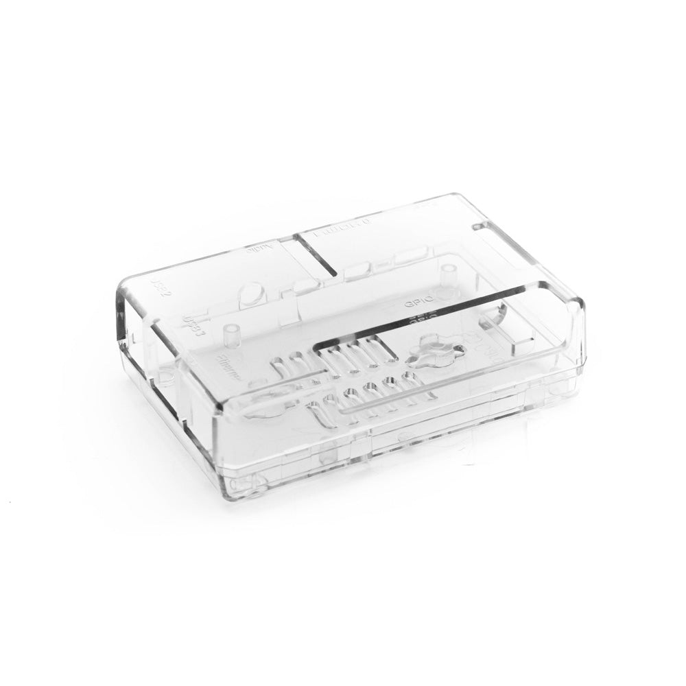 Transparent ABS Case for Raspberry PI 4 with a cooling Fan Slot