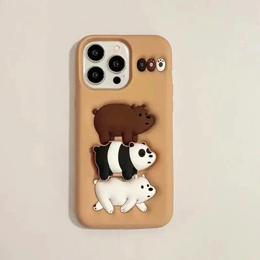 Bear Trio Phone Case