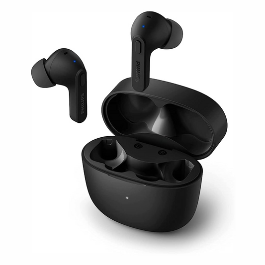 PHILIPS (True Wireless Earbuds Bluetooth Headset with IPX4 splash-proof Black, True Wireless)
