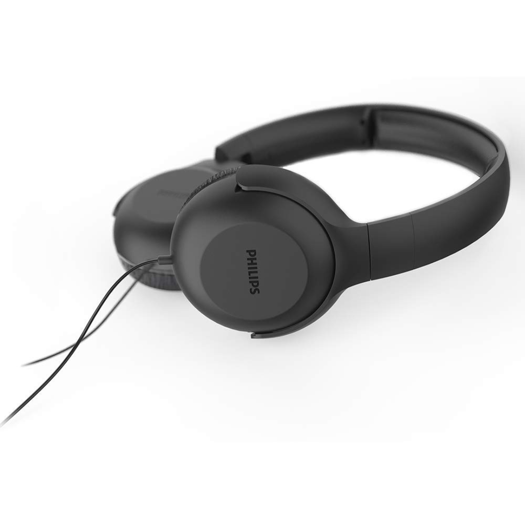 Philips (Audio Upbeat Wired On Ear Headphones with Mic Black)