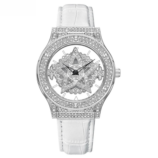 OLEVS Diamond Pentacle Revolving Wristwatch