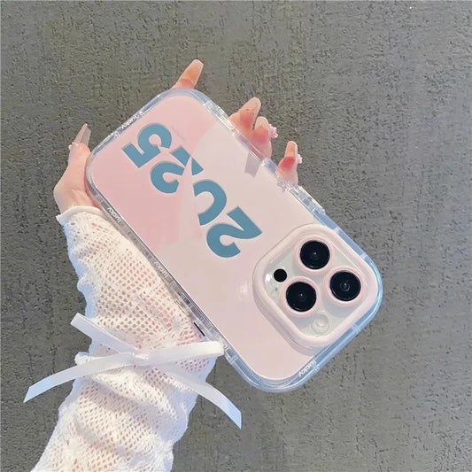 Luminous Reflective Mirror Lanyard Case - iPhone