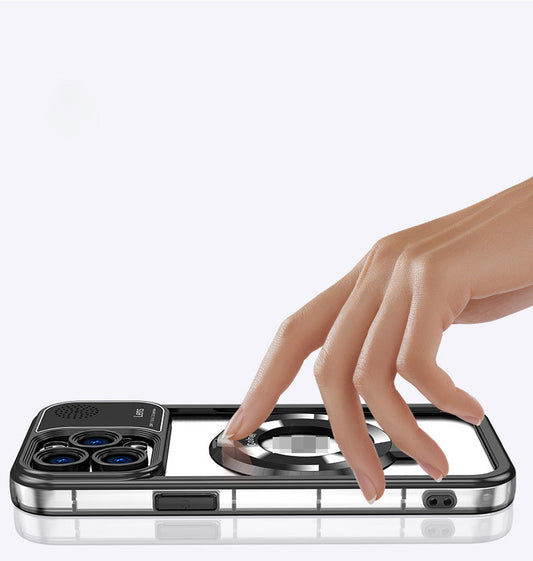 Elegant Electroplated MagSafe Stand Case - iPhone