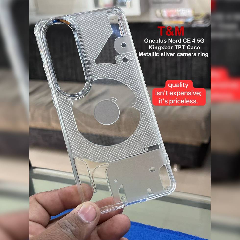 OnePlus Nord CE 4 Sleek Clear Grain Edition Case