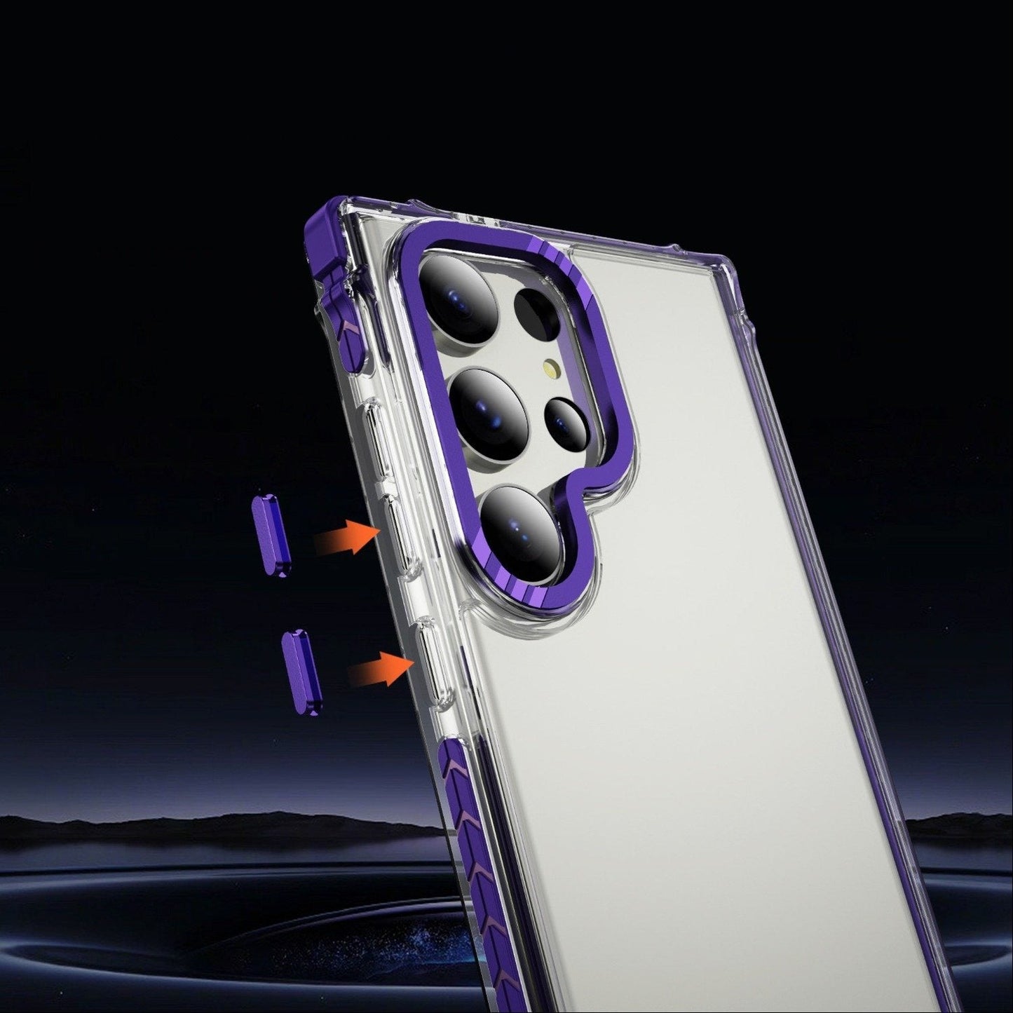 Vivid Prism Edge Duo Clarity Case - Samsung