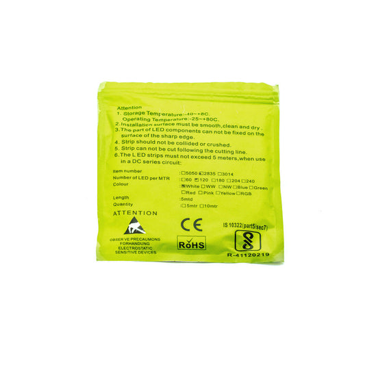 White LED Strip 2835 SMD 12V 5 meter (120 Led/m)