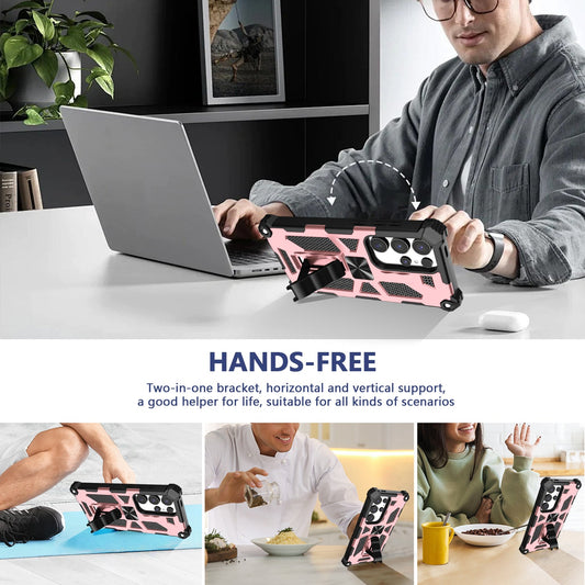 Armor Bumper Edge Hidden Bracket Case - Samsung