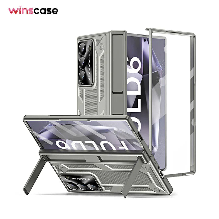 Samsung Galaxy Z Fold Series Rugged Fall Protection Case with Built-in Stand