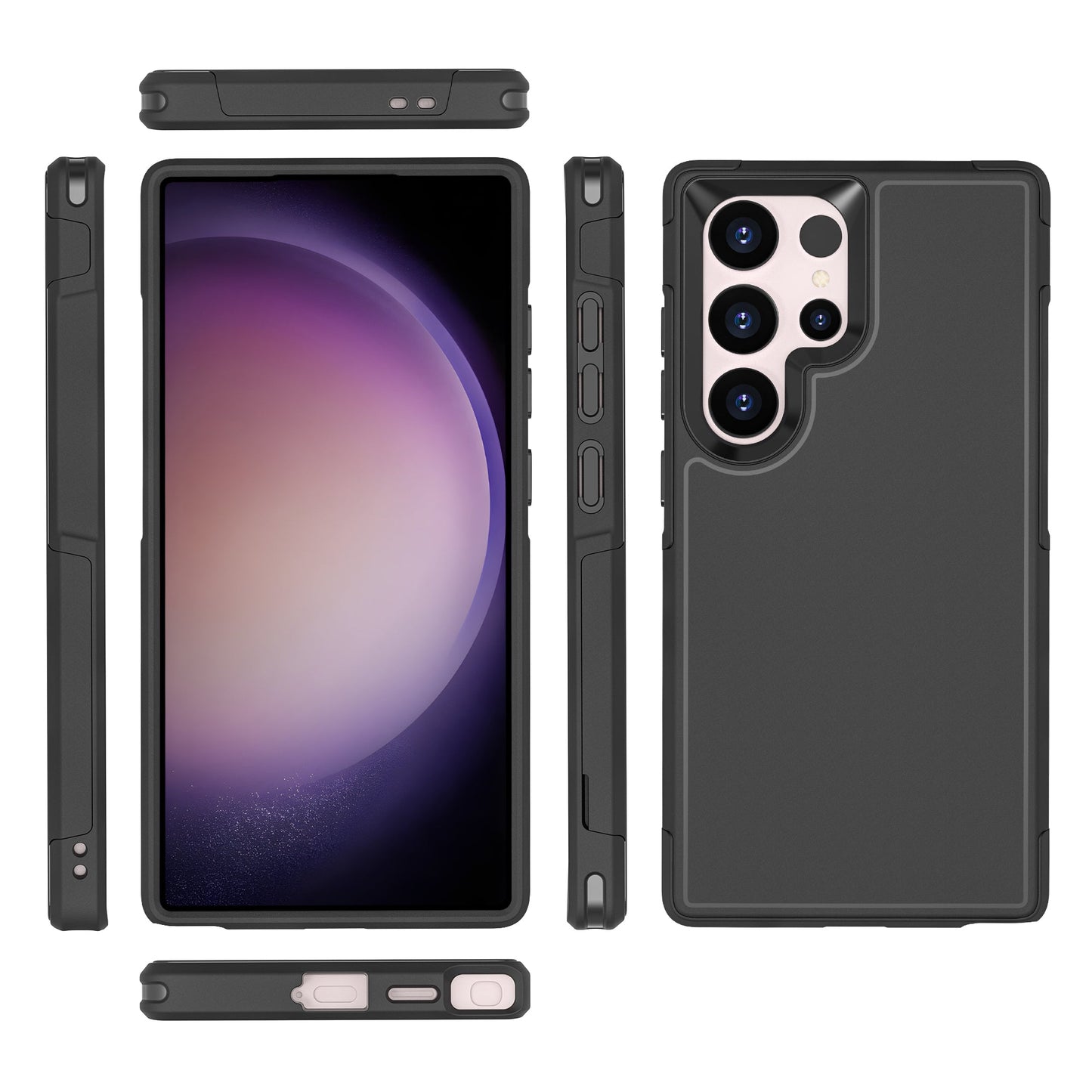 Rugged Pro Hybrid Matte Shield Case - Samsung