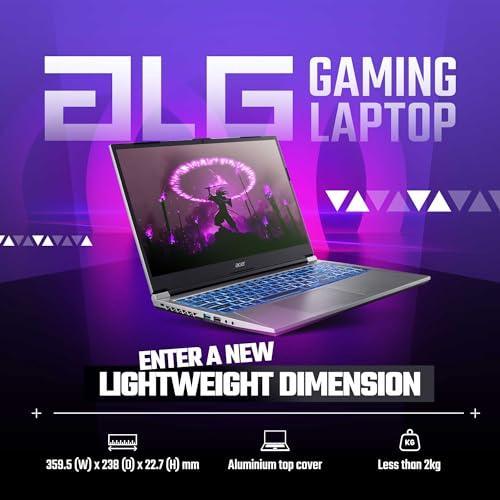 Acer ALG 12th Gen Intel Core i5 Gaming Laptop (16GB RAM/512GB SSD/6GB RTX 3050 Graphics/144Hz/Win11Home/Wifi 6) AL15G-52, 39.62cm (15.6 inch) FHD Display, Premium Metal Body, Steel Gray, 1.99KG