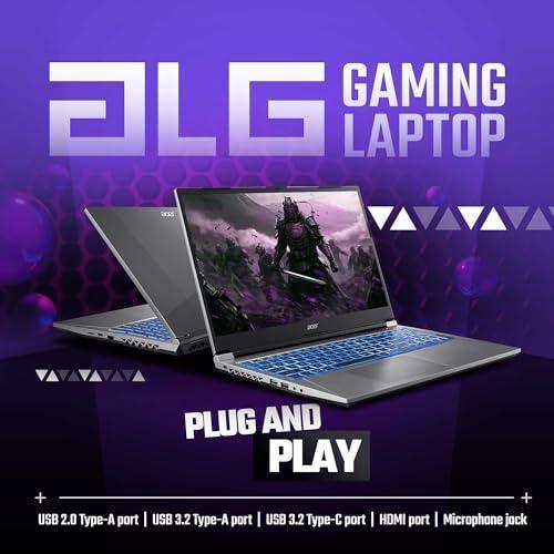 Acer ALG 12th Gen Intel Core i5 Gaming Laptop (16GB RAM/512GB SSD/6GB RTX 3050 Graphics/144Hz/Win11Home/Wifi 6) AL15G-52, 39.62cm (15.6 inch) FHD Display, Premium Metal Body, Steel Gray, 1.99KG