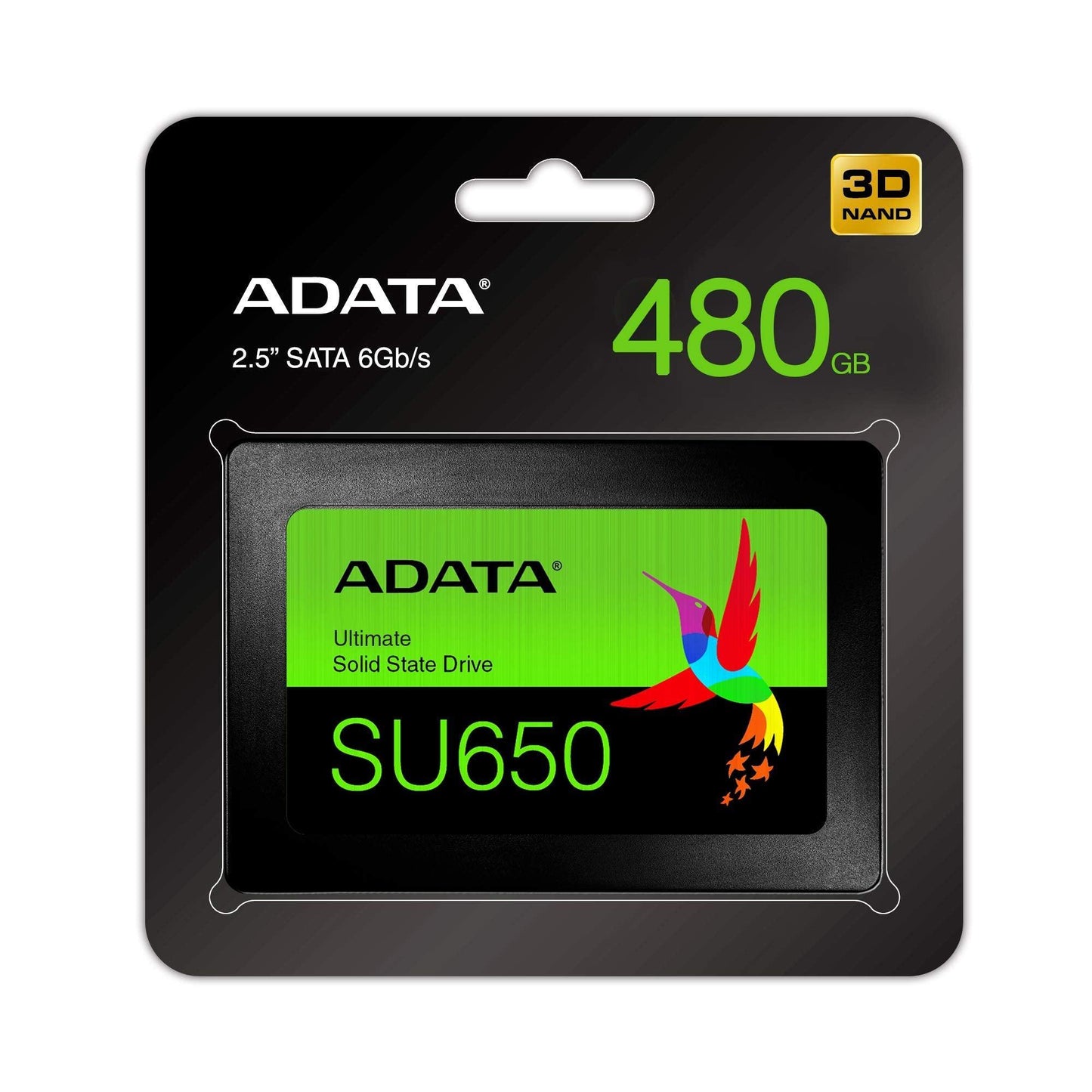 ADATA Ultimate SU650 480GB 3D NAND SSD - ASU650SS-480GT-R