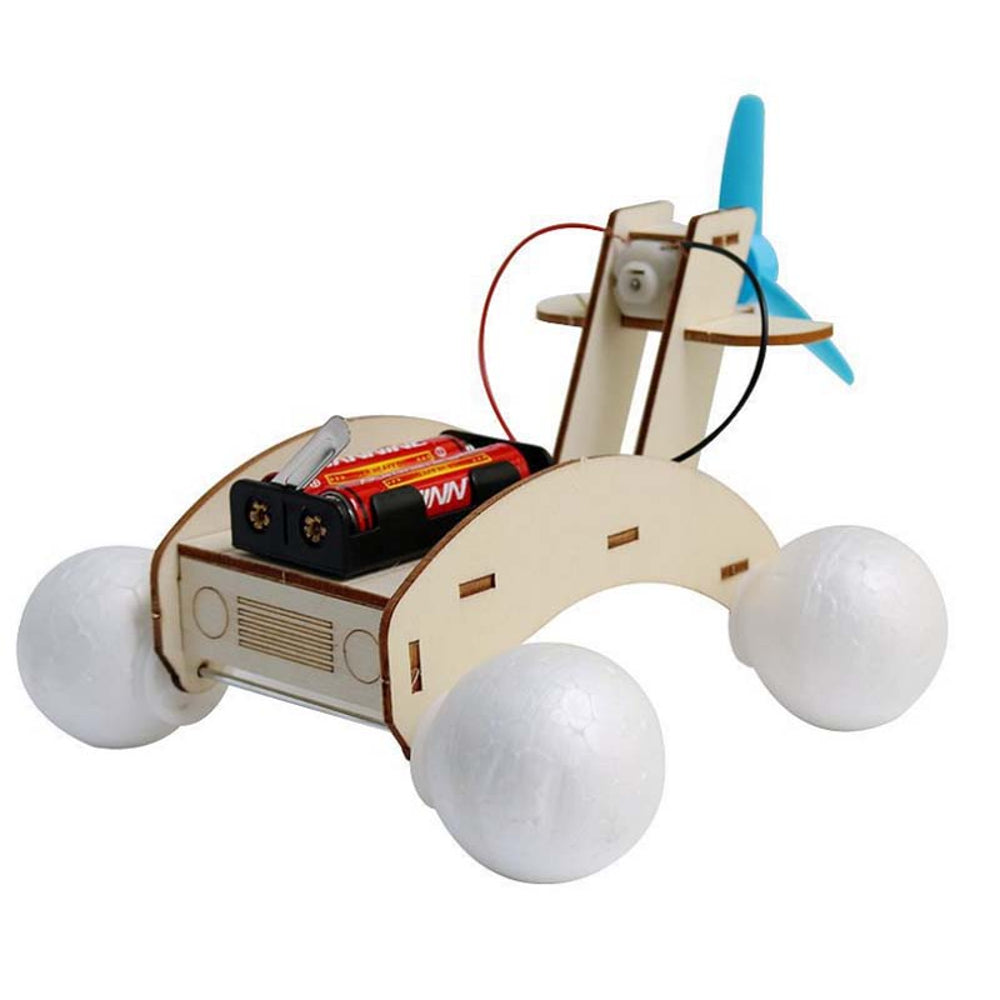 DIY Wooden Electric Car Amphibious Science DIY STEM Kit