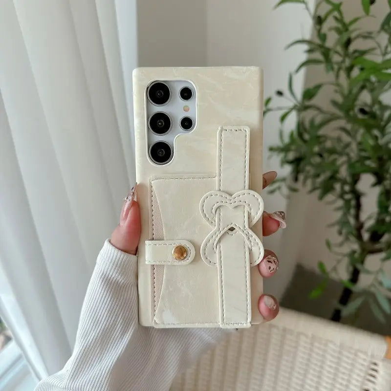 Trendy Texture Card Slot Case - Samsung