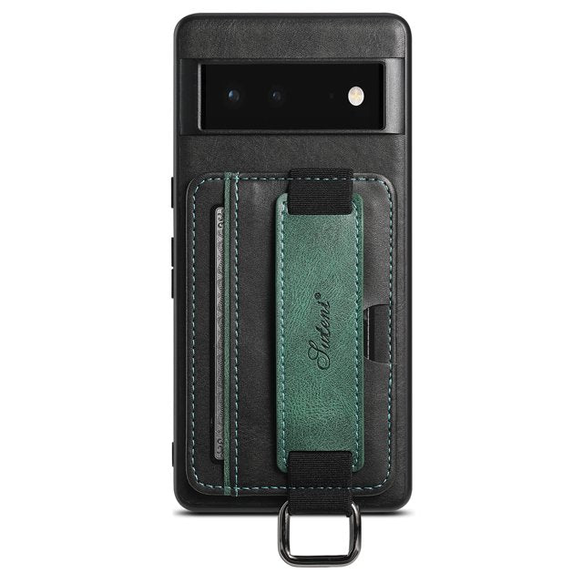 Urban Elegance Retro Card Holder Case - Google Pixel
