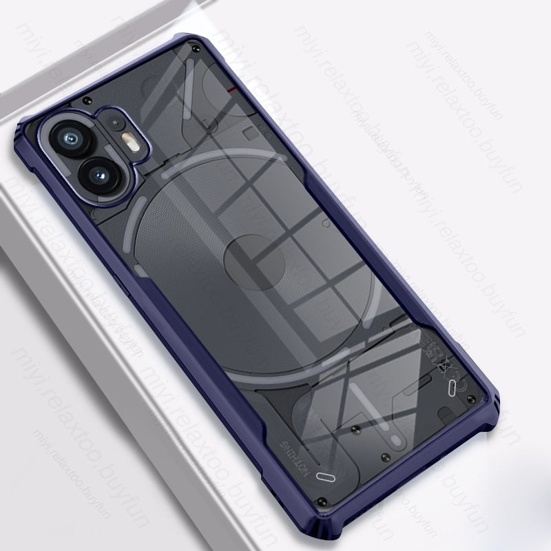 Pristine Clear Anti-Fall Frame Case - Nothing