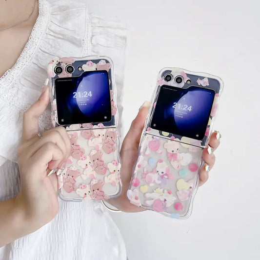 Candy Foldable Bear Bunny Case - Samsung