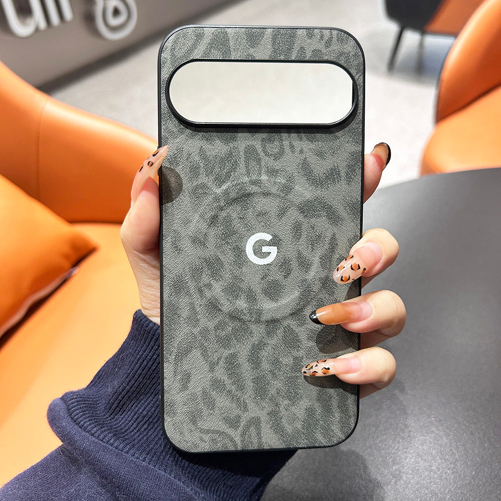 Stylish Leather Leopard Print Case - Google Pixel