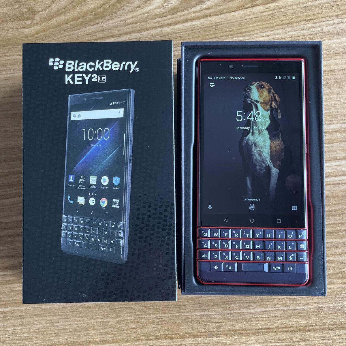 BlackBerry KEY2 LE (BBE100-4) 64GB (Unlocked) Dual SIM Smartphone- Refurbished
