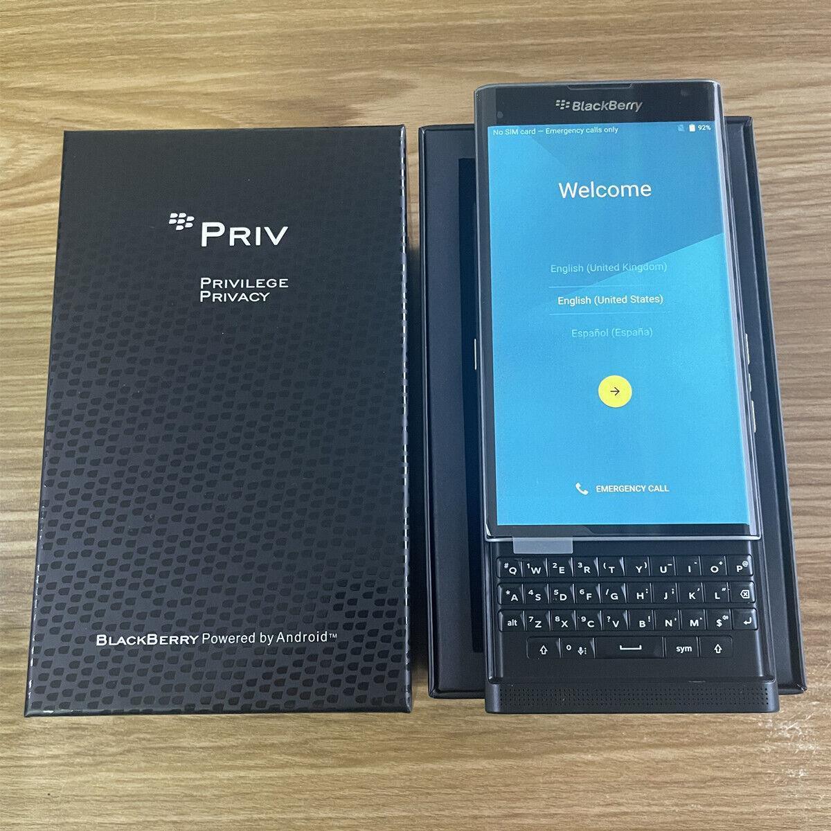 BlackBerry Priv 32GB 18MP Slider Unlocked LTE Android Smartphone- Refurbished