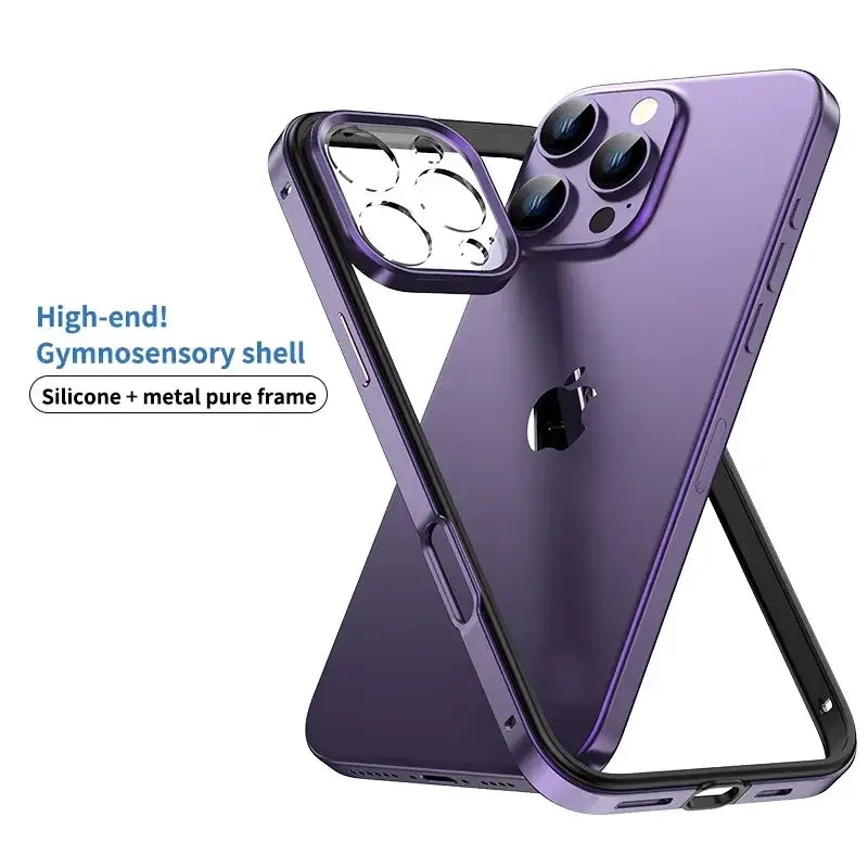 Resilient Hybrid Metal Frame Guard Case - iPhone
