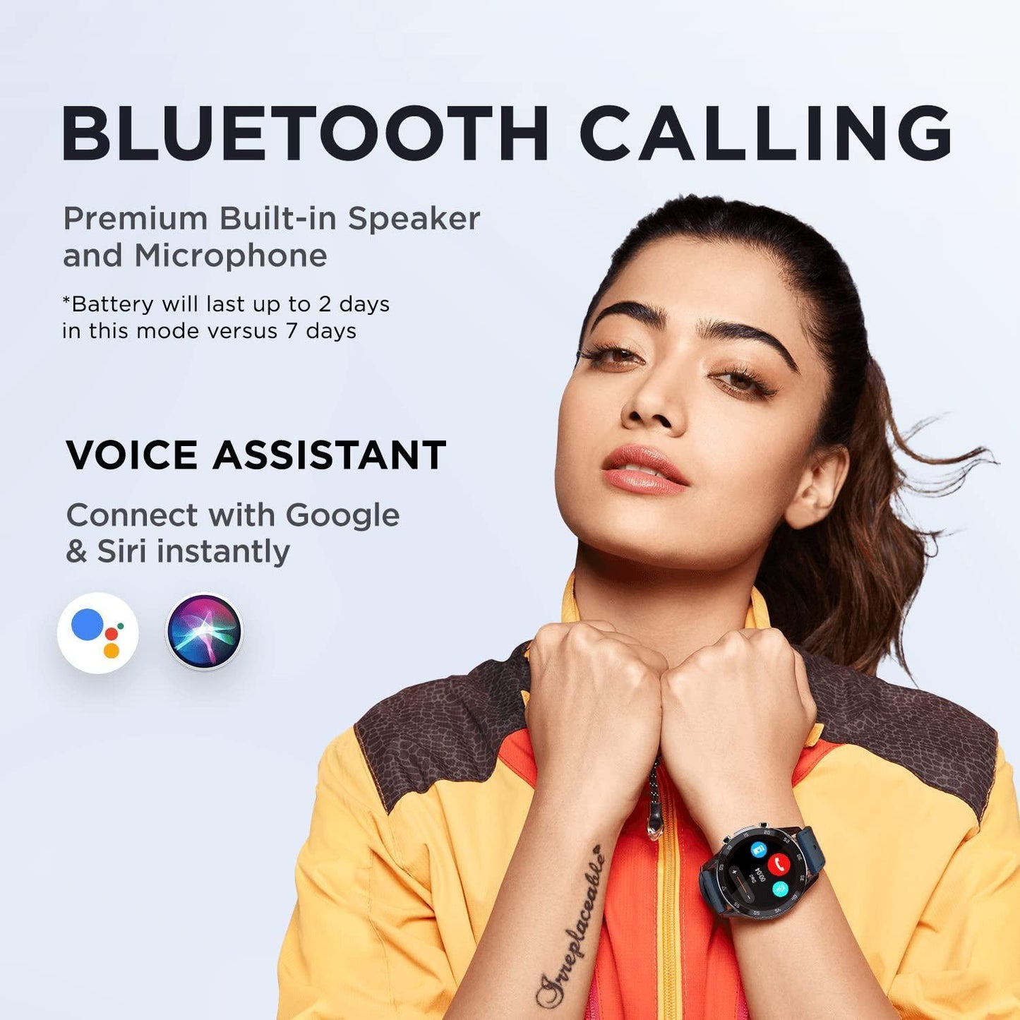 boAt Primia Smart Watch with Bluetooth Calling, AMOLED Display, AI Voice Assistant, HR, SpO2, Stress & Sleep Monitoring, Health Ecosystem,Activity Tracker & Multiple Sports Modes(Deep Blue)