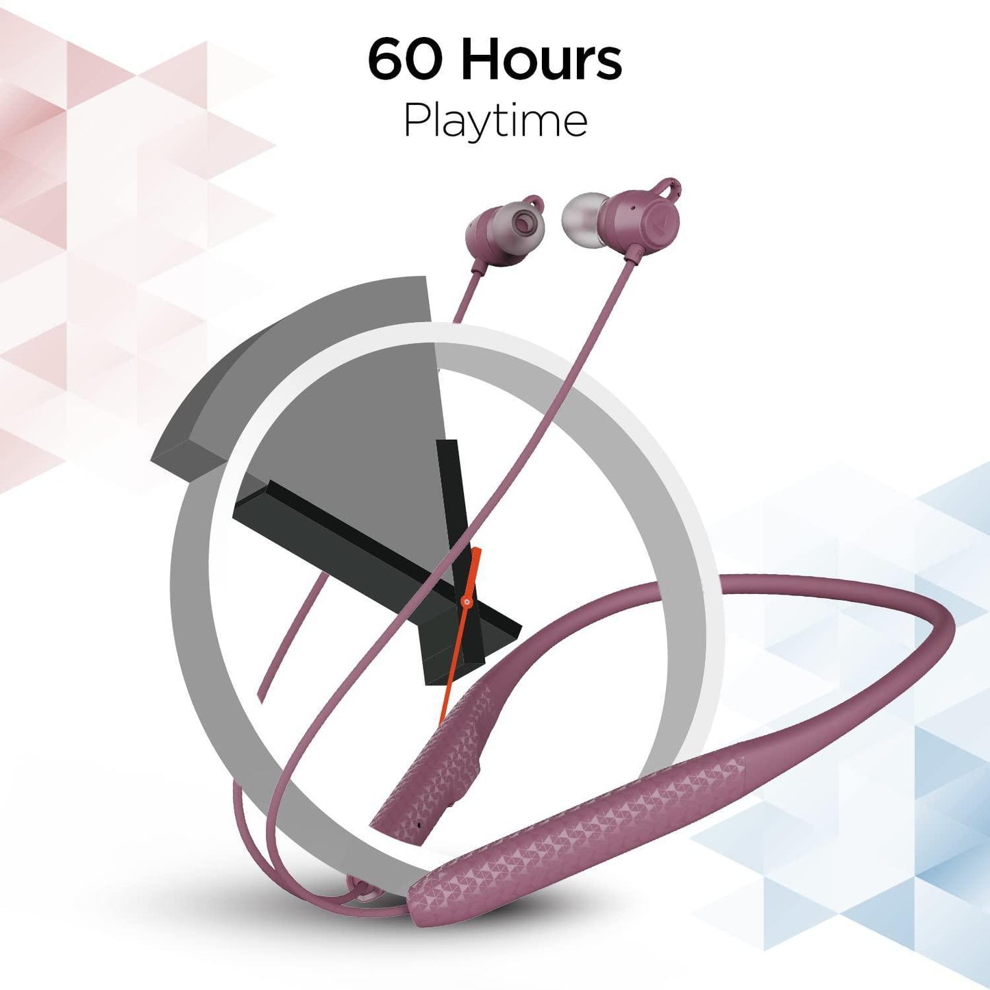 boAt Rockerz 255 Max in Ear Earphones with 60H Playtime,Eq Modes,Power Magnetic Earbuds,Beast Mode,Enx Tech,ASAP Charge(10 Mins=10 Hrs),Textured Finish,Dual Pair(Maverick Maroon),Wireless