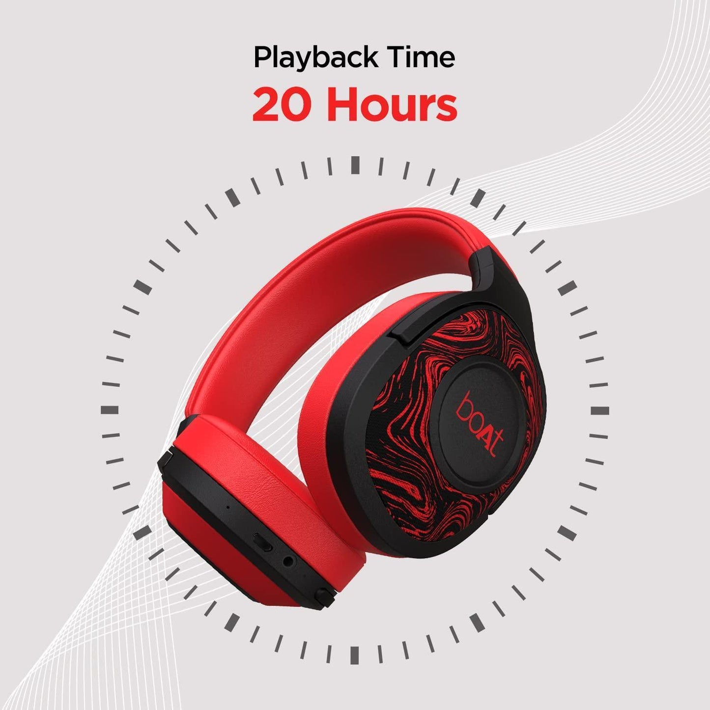 boAt Rockerz 550 Bluetooth Wireless Over Ear Headphones