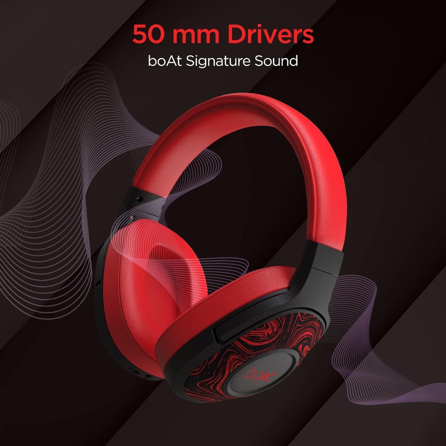 boAt Rockerz 550 Bluetooth Wireless Over Ear Headphones