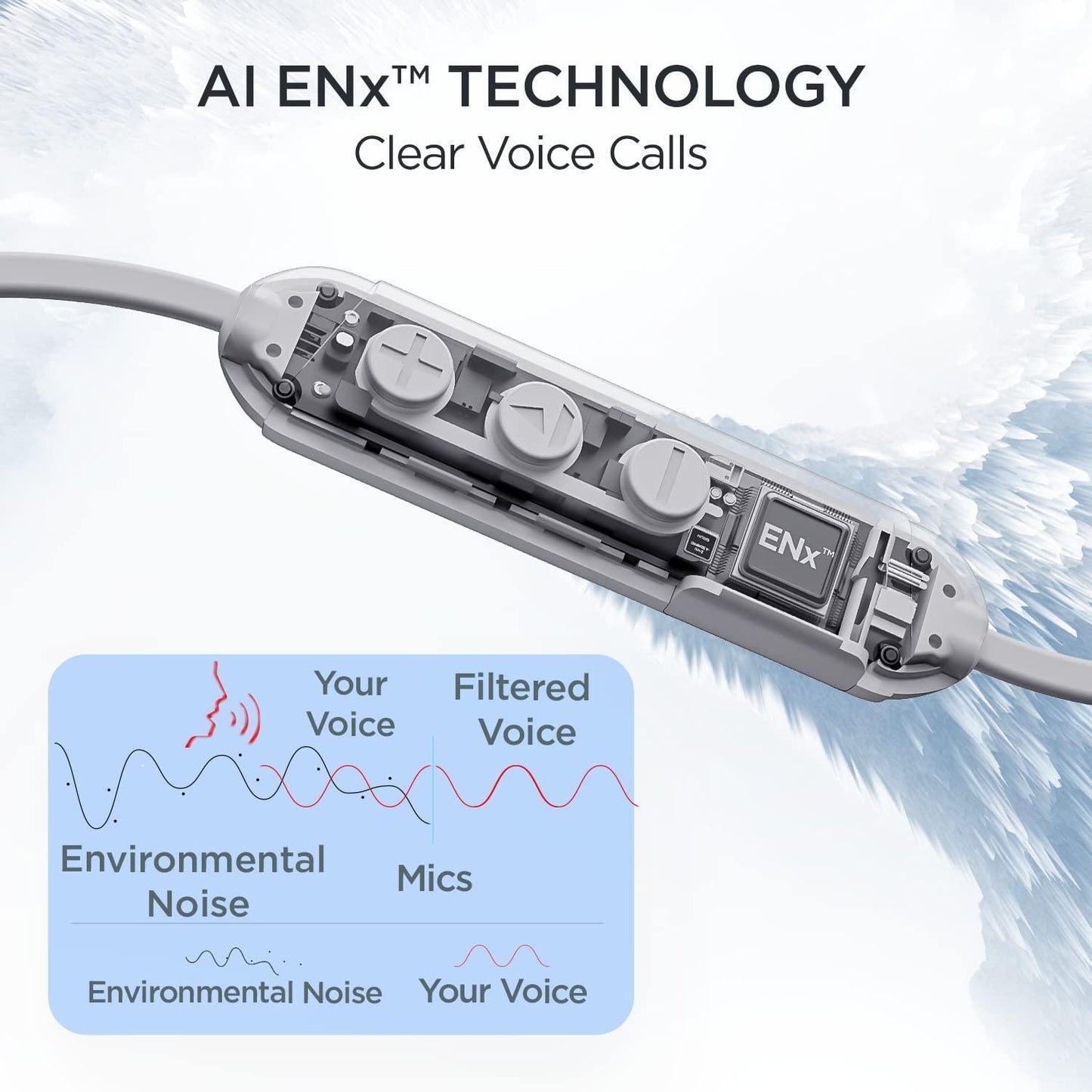 boAt Rockerz Trinity in Ear Earphones with 150H Playtime, Crystal Bionic Sound Powered by HiFi, Signature Sound, Beast™ Mode, ENx™ Tech, ASAP™ Charge, IPX5, Dual Pairing(Kutch White)