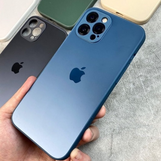 iPhone - Matte Glass Camera Lens Shell Case