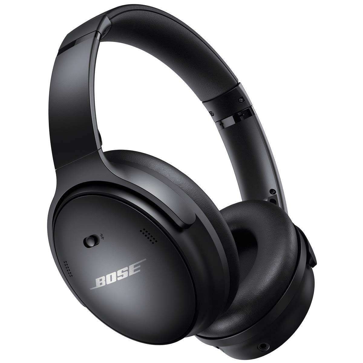 Bose Quietcomfort 45 Bluetooth Wireless Over Ear Headphones with Mic Noise Cancelling - Triple Black