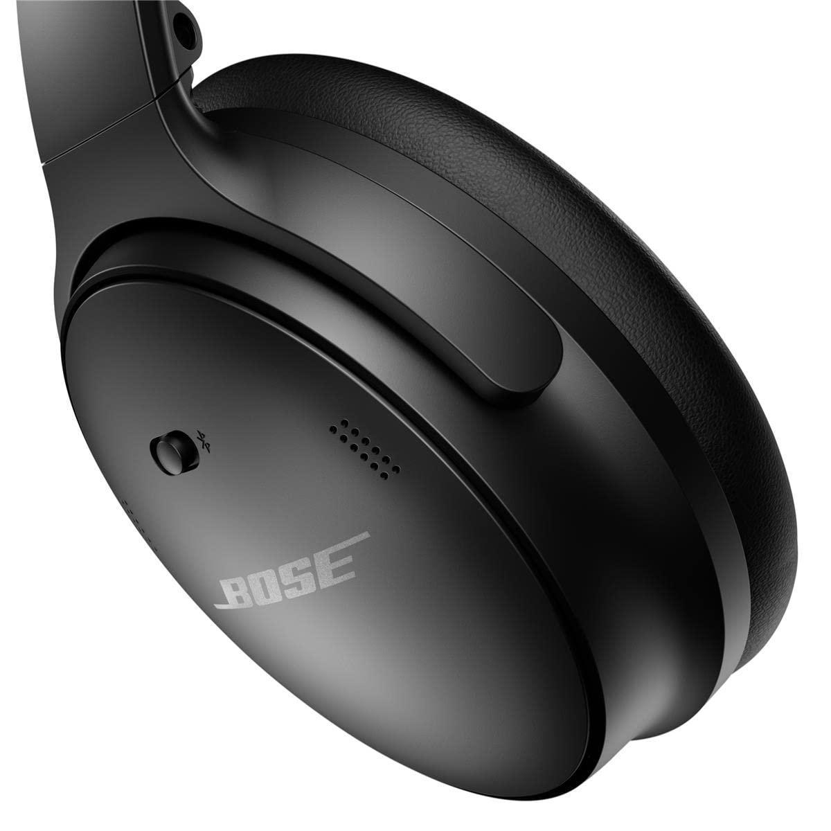 Bose Quietcomfort 45 Bluetooth Wireless Over Ear Headphones with Mic Noise Cancelling - Triple Black