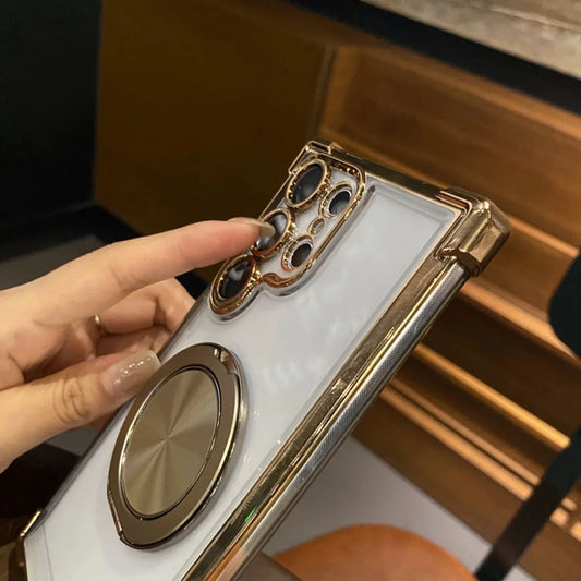 Luxurious Glow Hybrid Frame Case - Samsung