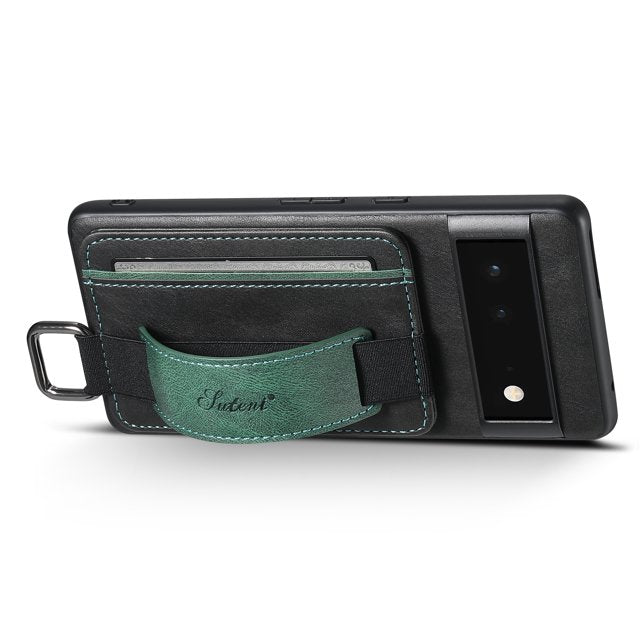 Urban Elegance Retro Card Holder Case - Google Pixel