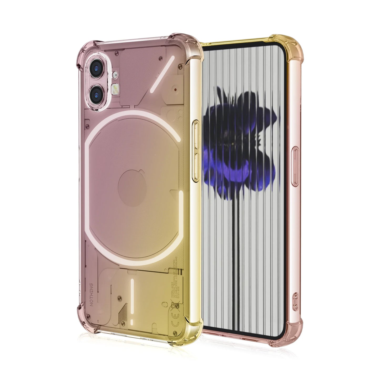 Luxurious Vibrant Clear Gradient Case - Nothing