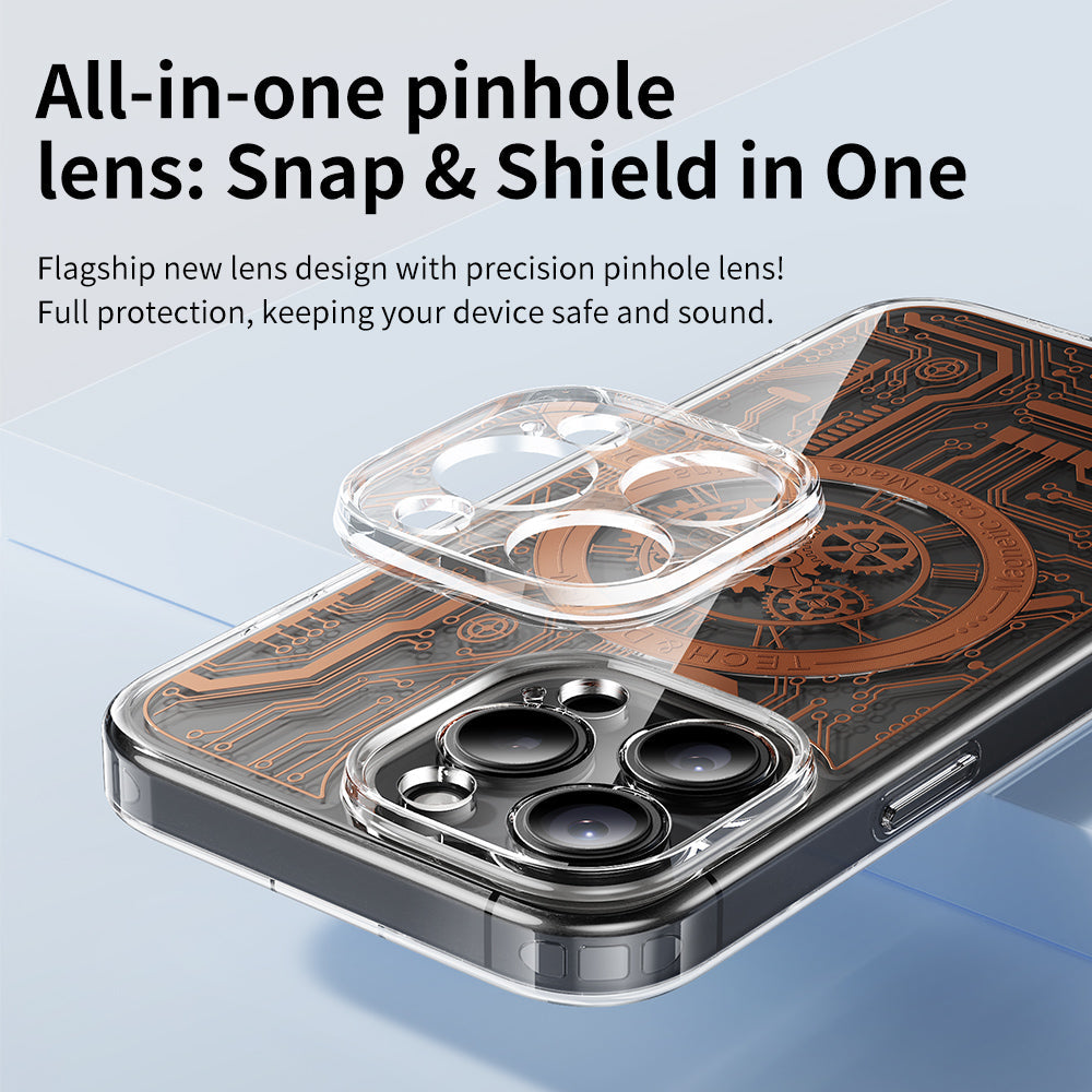 Futuristic Circuit Board Transparent Case - iPhone