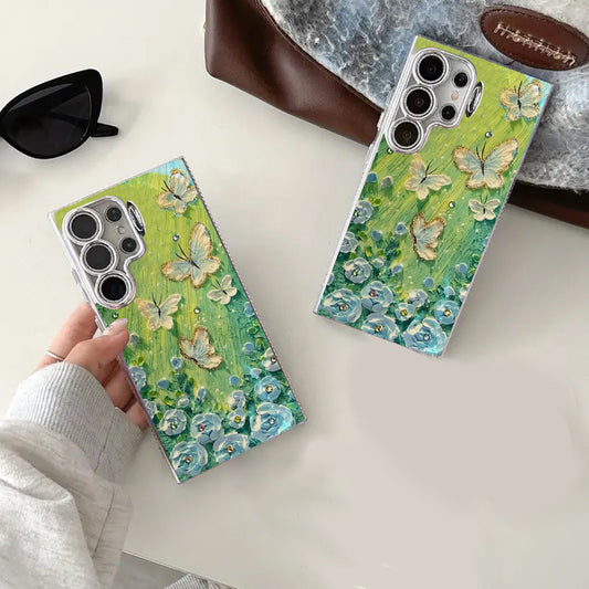 Sparkle Artful Butterfly Lens Stand Case - Samsung