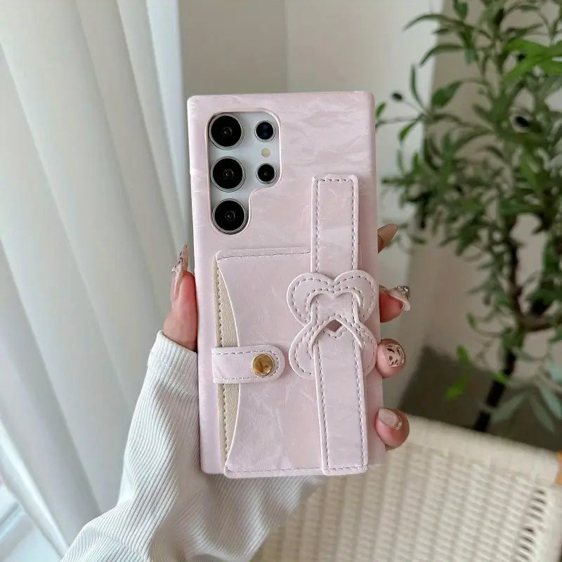 Trendy Texture Card Slot Case - Samsung