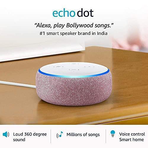 Certified Refurbished Echo Dot (3rd Gen)| Smart speaker with Alexa (Fig)