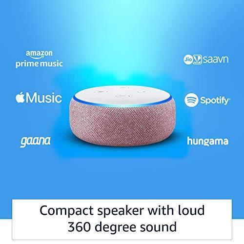Certified Refurbished Echo Dot (3rd Gen)| Smart speaker with Alexa (Fig)