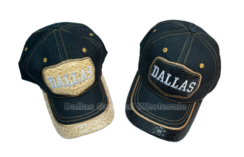 "Dallas" Jeans Casual Baseball Caps In Bulk