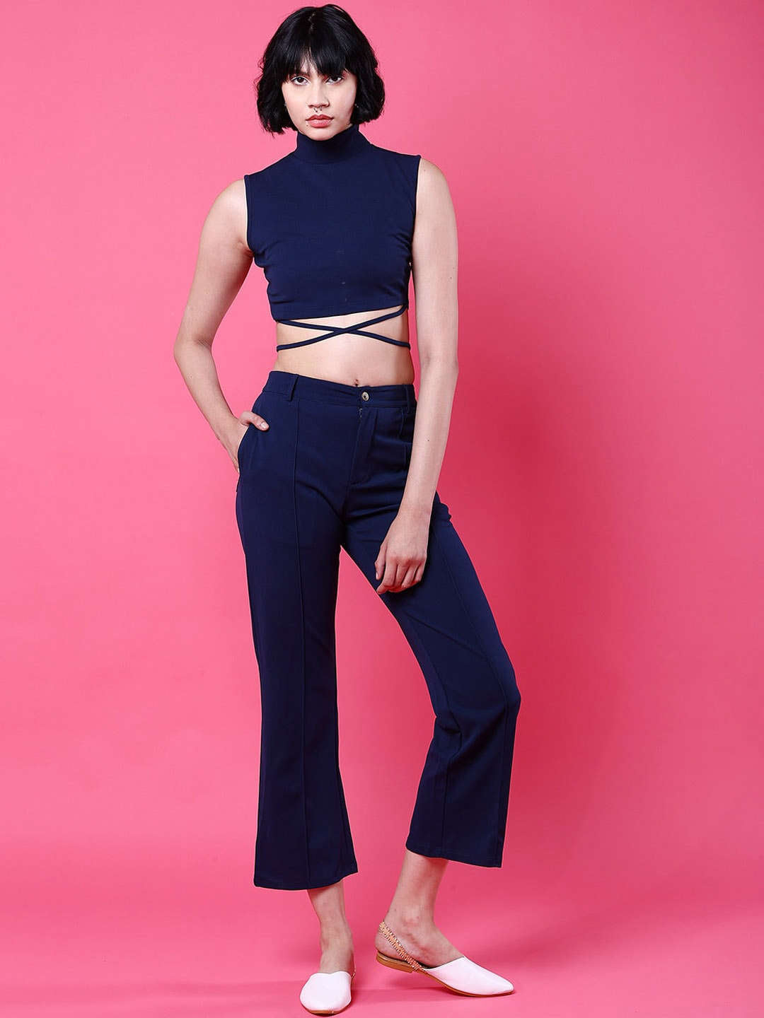 Women Tie Up Co-Ord Set