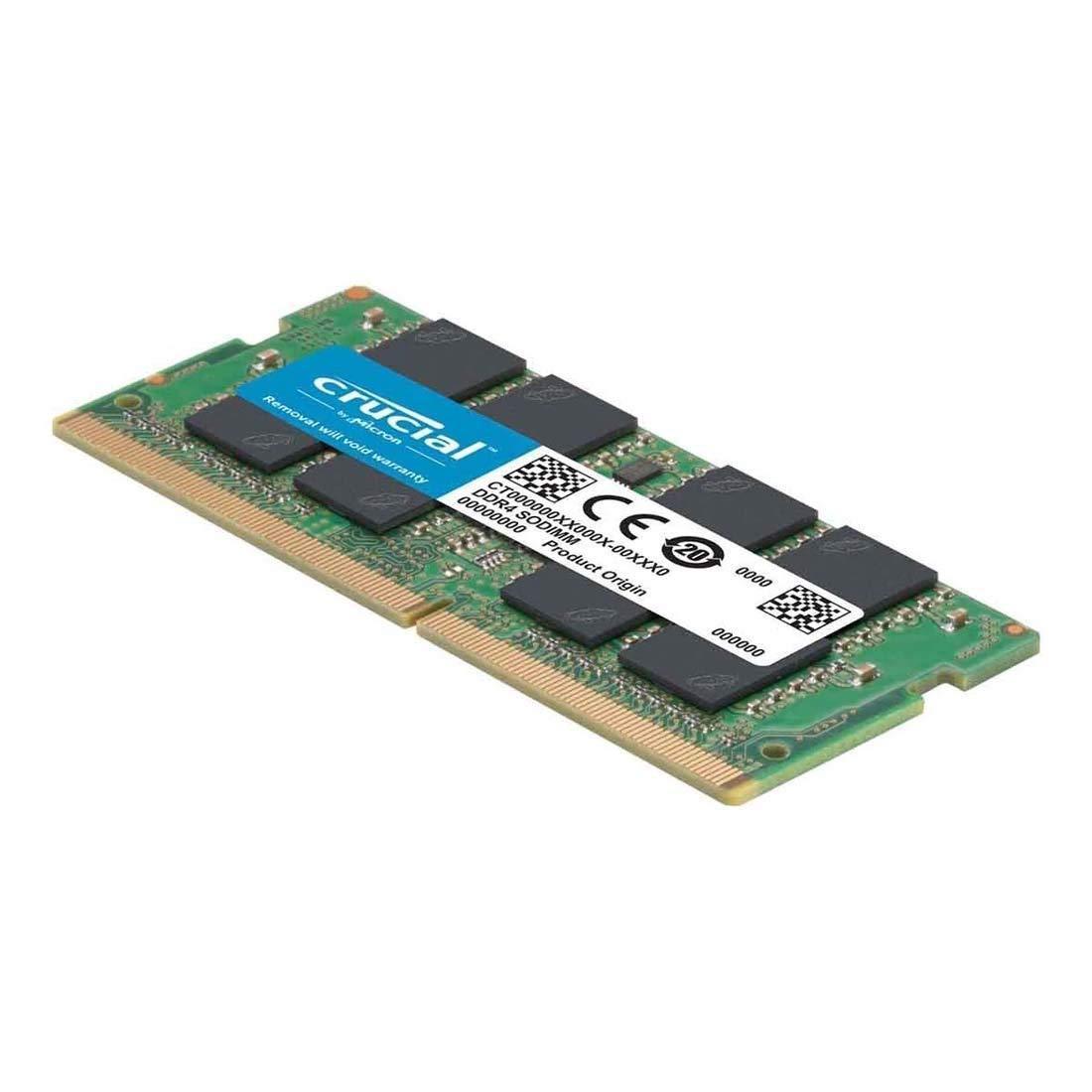 Crucial Basics 16GB DDR4 1.2v 2666Mhz CL19 SODIMM RAM Memory Module for Laptops and Notebooks, Green