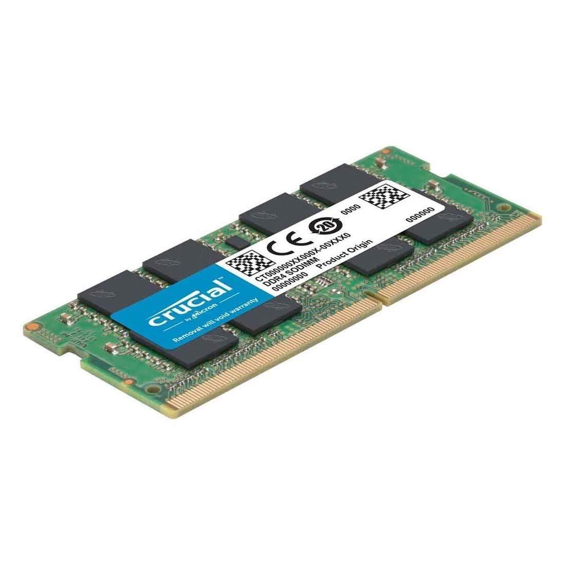 Crucial Basics 16GB DDR4 1.2v 2666Mhz CL19 SODIMM RAM Memory Module for Laptops and Notebooks, Green